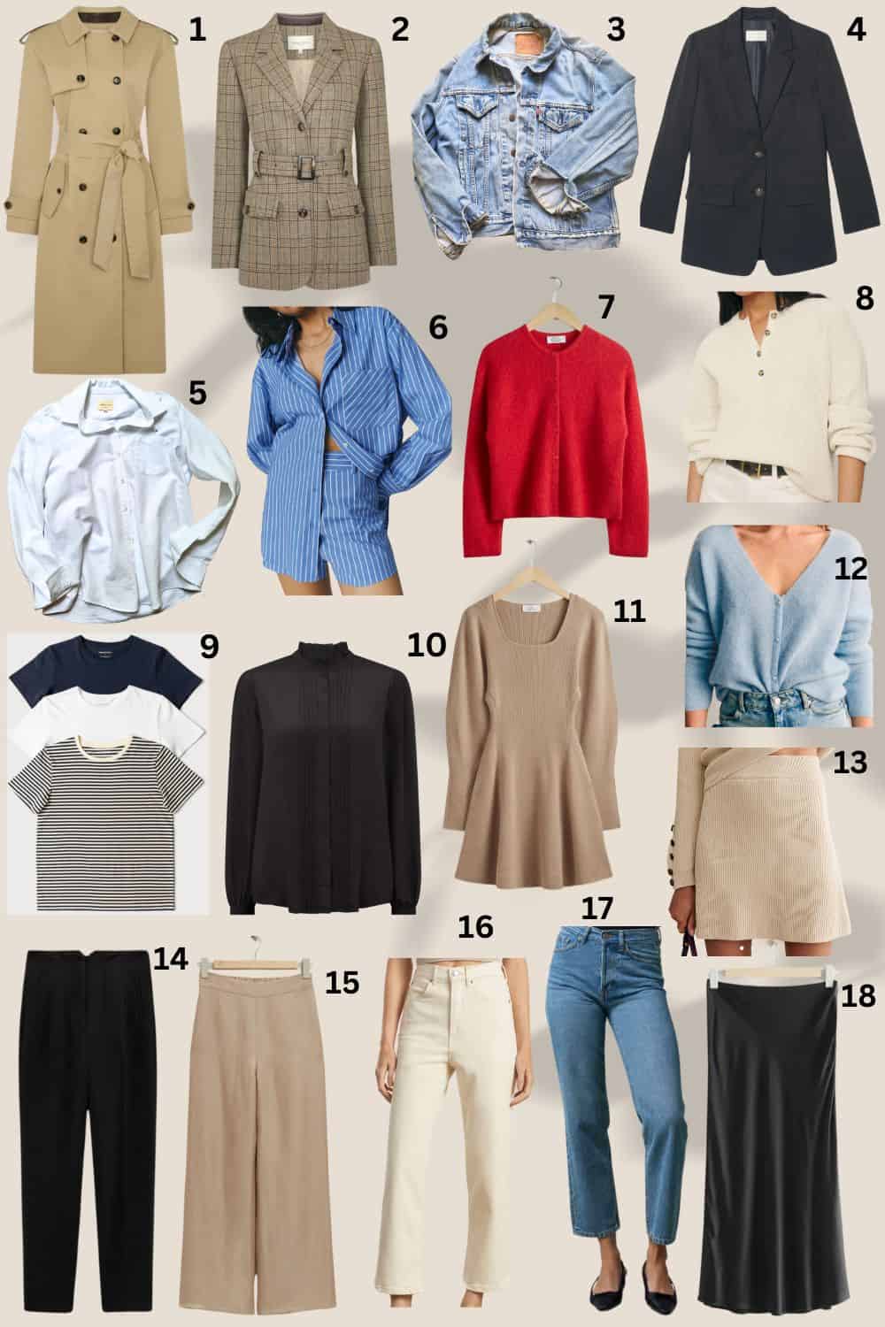 2024 spring capsule wardrobe